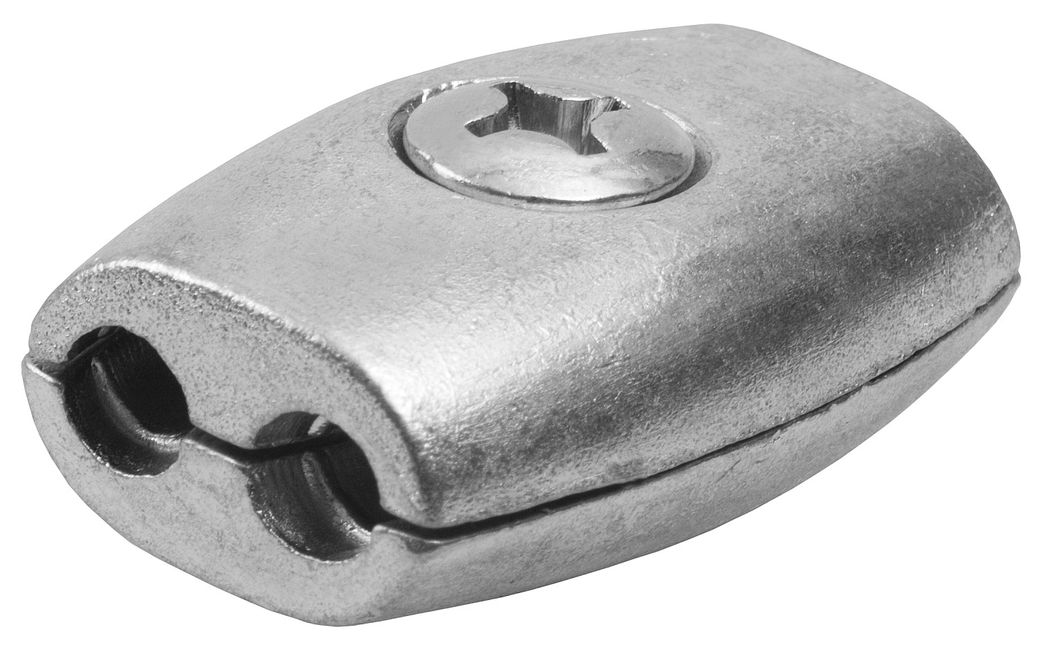 ЗУБР Бочонок, 2 мм, 2 шт, зажим троса (4-304456-02)