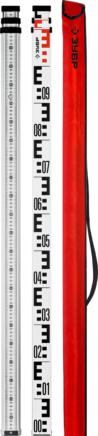ЗУБР РГ 3, геодезическая рейка (34948-3)